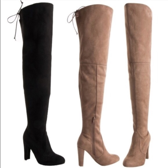 🌟BEST SELLER🌟Thigh High Black Boots - Picture 2 of 8